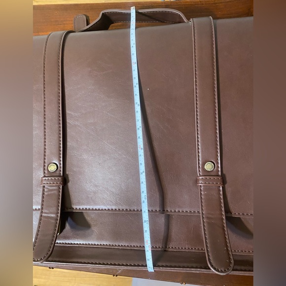 Vegan ecosusi faux leather briefcase - Picture 6 of 6
